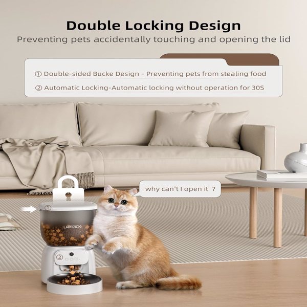 Automatic Cat Feeder With Camera, Shipped From FBA Warehouse,