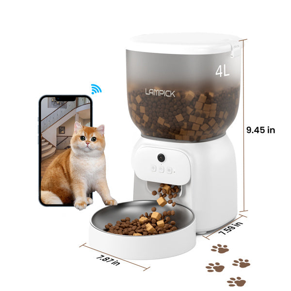 Automatic Cat Feeder With Camera, Shipped From FBA Warehouse,