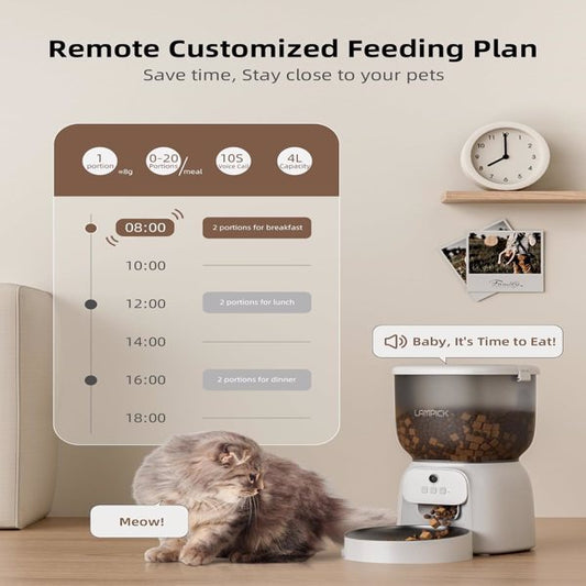 Automatic Cat Feeder With Camera, Shipped From FBA Warehouse,